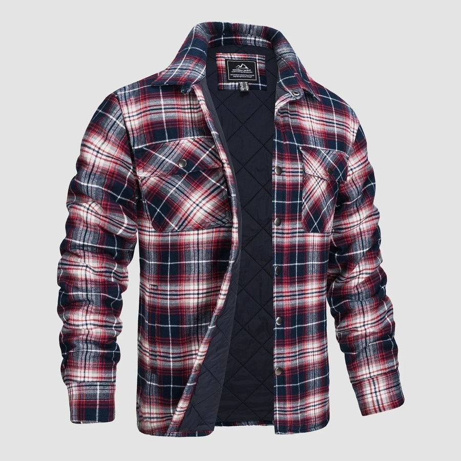 Casper Jacket with Striped in Red