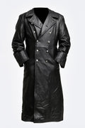 Casper Leather Trench Coat