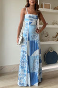 CASSANDRA Bow Back Maxi Dress