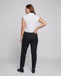 Cassia Airy Linen Top