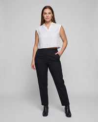 Cassia Airy Linen Top