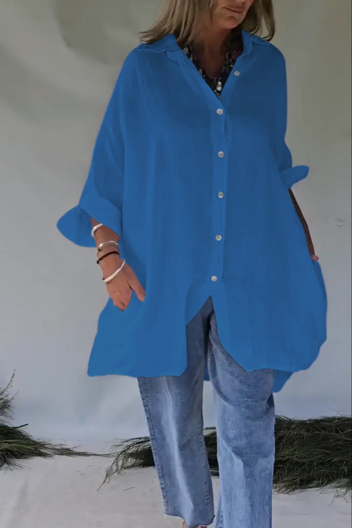 Cassia Casual Dress in Blue