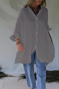 Cassia Casual Dress in Grey