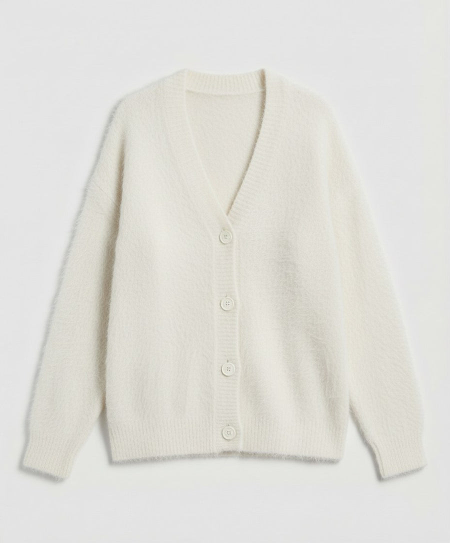 Cassia Knit Cardigan in Beige
