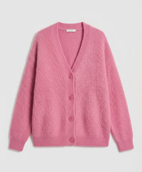Cassia Knit Cardigan in Pink