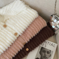 Cassia Knit Cardigan with Button Front