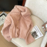 Cassia Knit Cardigan with Button Front