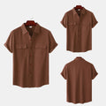 Cassia Shirt with Short Sleeve and Chest Pocket