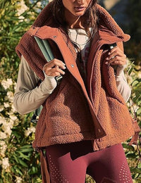 Cassia Vest with Pockets in Grey