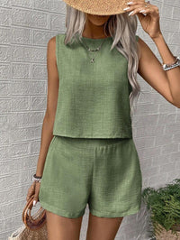 Catalina Casual Set in Olive Green