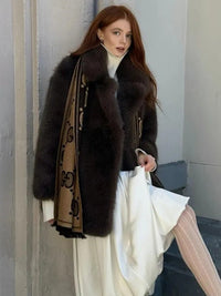 Catalina Elegant Jacket in Brown