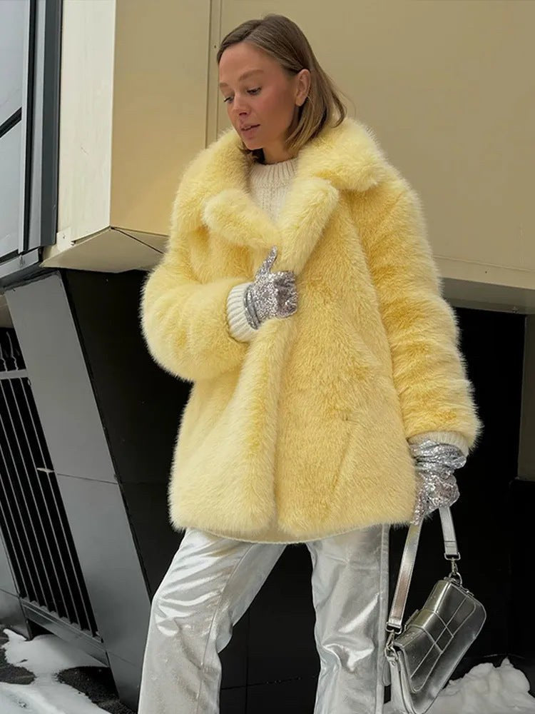 Catalina Elegant Jacket in Yellow