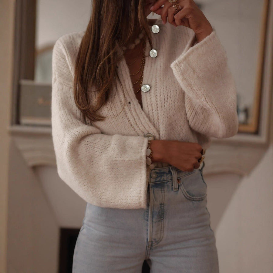 Catalina Elegant Knit Cardigan with Oversized