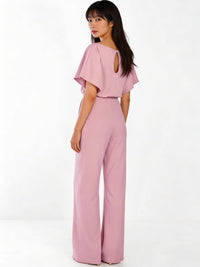 Catalina Knit Jumpsuit in Pink