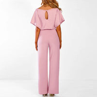 Catalina Knit Jumpsuit in Pink