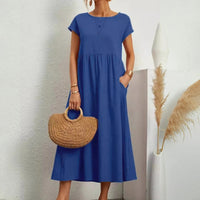 Catherine Essential Elegant Dress in Blue
