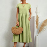 Catherine Essential Elegant Dress in Light Green