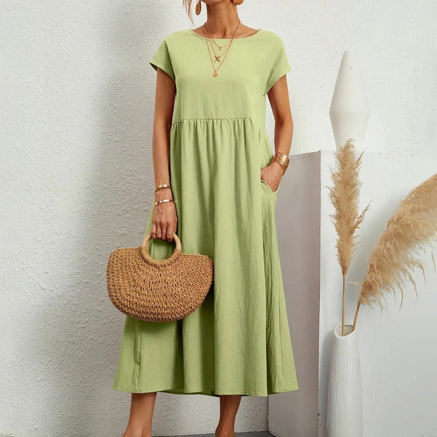 Catherine Essential Elegant Dress in Light Green