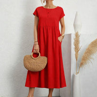 Catherine Essential Elegant Dress in Red