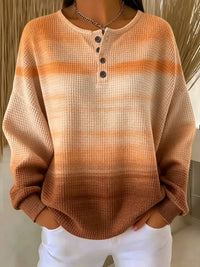 Casual Abstract Crew Neck Long Sleeve Sweatshirt