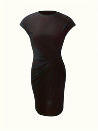 Katie | Women's Classic Short Sleeve Bodycon Dress