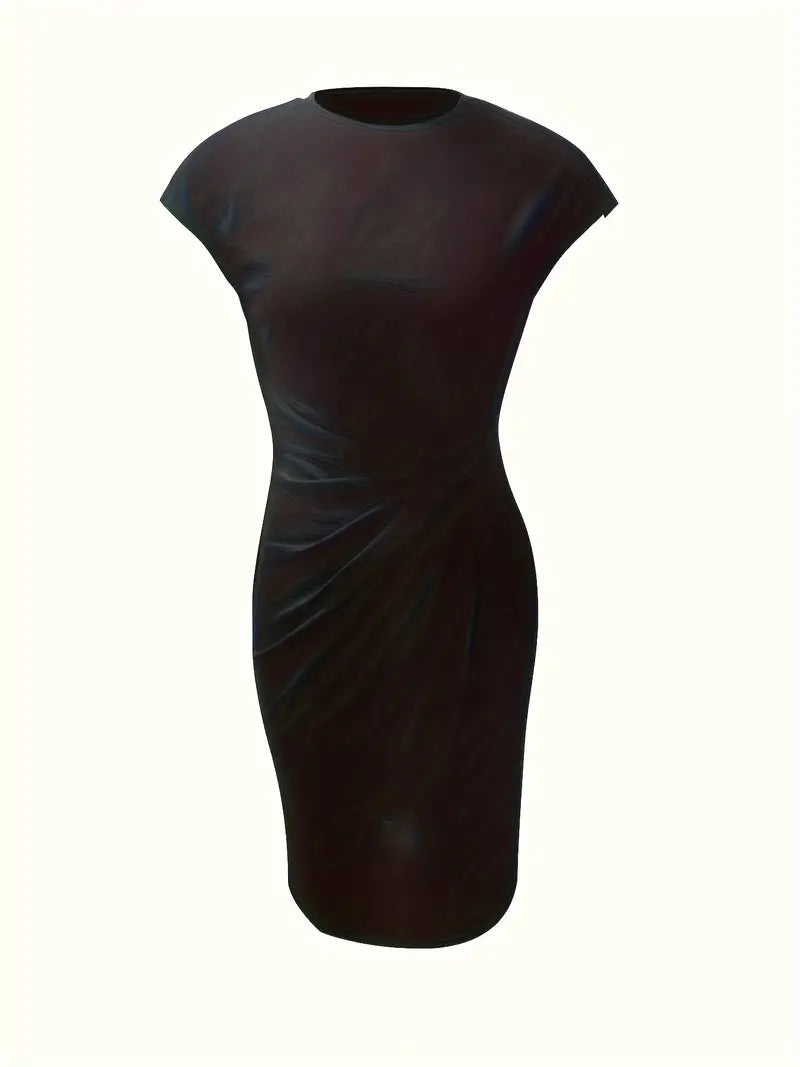 Katie | Women's Classic Short Sleeve Bodycon Dress