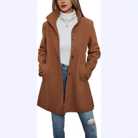 Cecilia Elegant Coat with Pockets