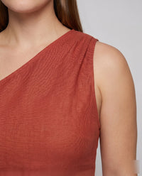 Cecilia Elegant Linen Dress