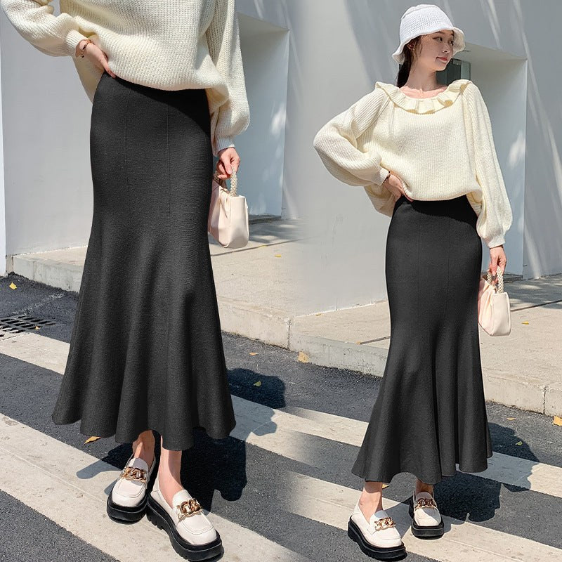Cecilia Elegant Skirt in Black