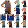 Cecilia Elegant Top with Sleeveless and Pleated