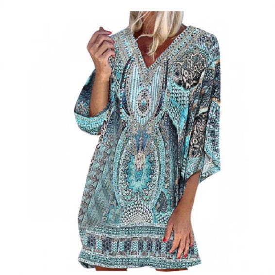 Cecilia Lightweight Dress with V-Neck