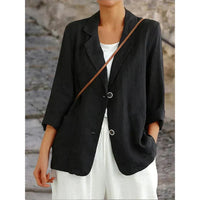 Cecilia Linen Blazer