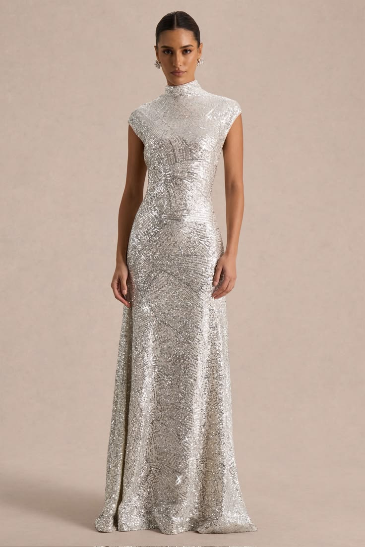 CAITLYN | SEQUIN MAXI DRESS