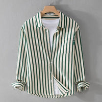 Cedric Blouse with Striped in Green