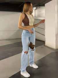 Cedric Casual Trousers in Light Blue