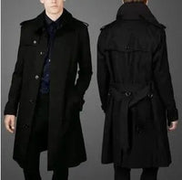Cedric Trench Coat in Black