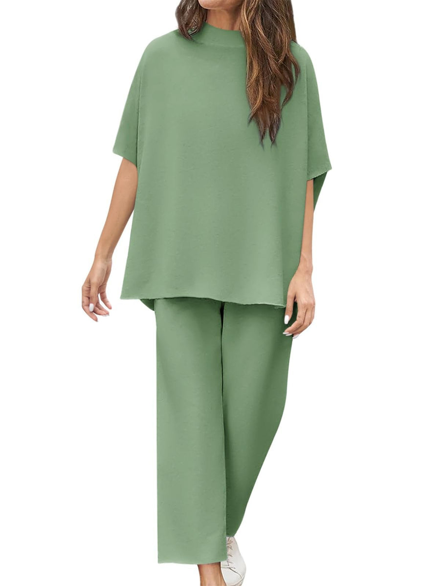 Celeste Casual Top in Turquoise Green