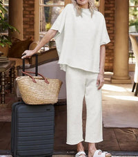 Celeste Casual Top in White