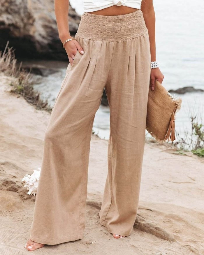 Celeste Casual Trousers in Khaki