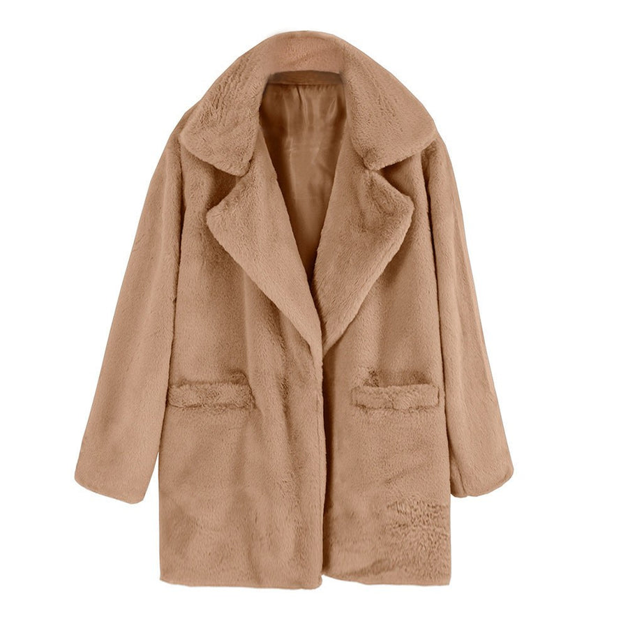 Celeste Coat with Oversized in Khaki