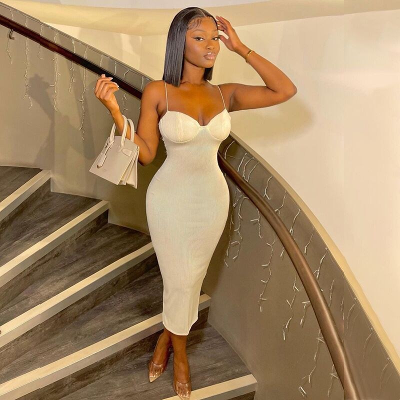Celeste Dress in White