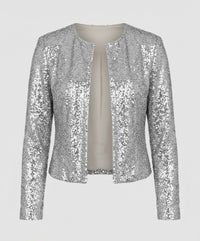 Celeste Elegant Jacket in Zilver