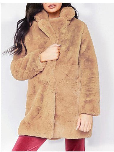 Celeste Jacket with Oversized in Camel