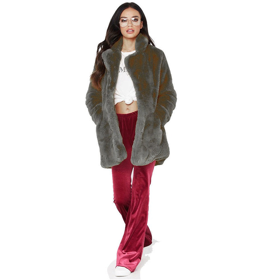 Celeste Jacket with Oversized in Dark Grey