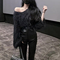 Celeste Relaxed Sweater in Black