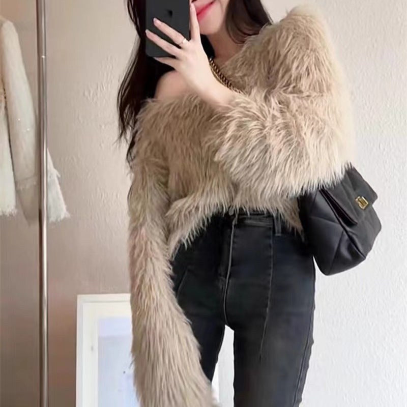 Celeste Relaxed Sweater in Khaki