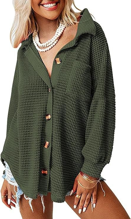 Celia Casual Shirt in Olive Green