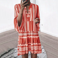 Celia Casual Wrap Dress in White