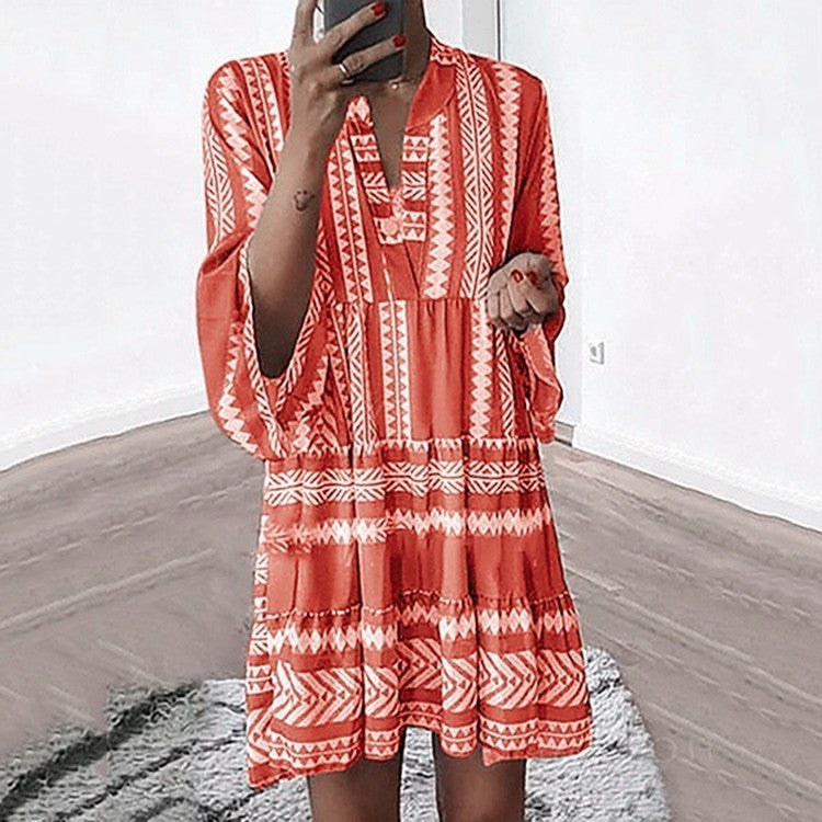 Celia Casual Wrap Dress in White