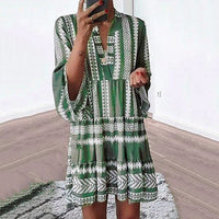 Celia Casual Wrap Dress in -